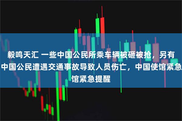 毅鸣天汇 一些中国公民所乘车辆被砸被抢，另有多名中国公民遭遇交通事故导致人员伤亡，中国使馆紧急提醒