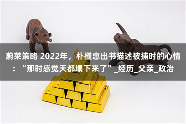 蔚莱策略 2022年，朴槿惠出书描述被捕时的心情：“那时感觉天都塌下来了”_经历_父亲_政治